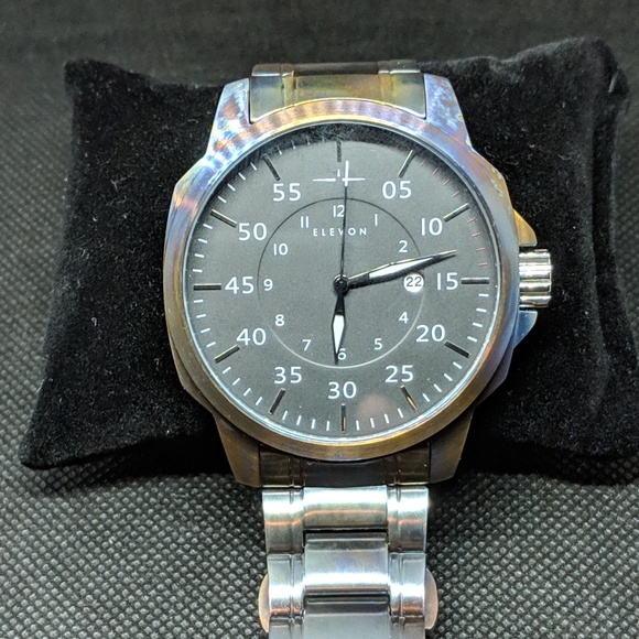 Elevon Other - Elevon Mens Distressed Stainless Steel Watch